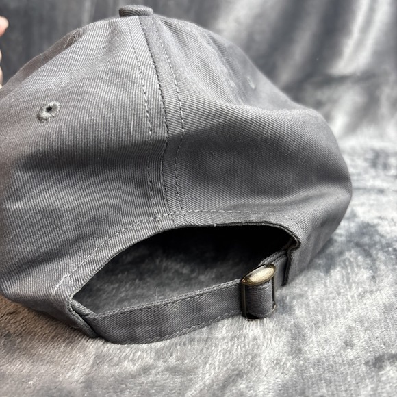 Cabelas Club Cap Hat‎ Gray Yellow Embroidered Logo Adjustable StrapBack Cotton - Picture 6 of 6